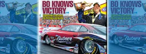 Bo Butner on National Dragster cover
