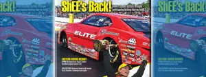 Erica Enders on National Dragster cover