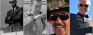 Wally Parks Roger Penske, Richard Petty, and Rick Ware