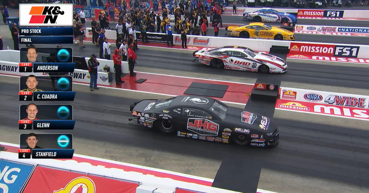 Greg Anderson wins Pro Stock at the 2024 4Wide Nationals in Charlotte