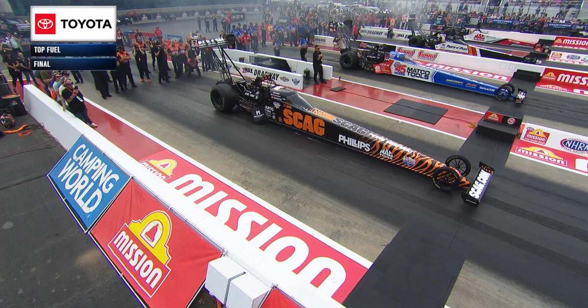 Justin Ashley wins Top Fuel at the 2024 4Wide Nationals in Charlotte