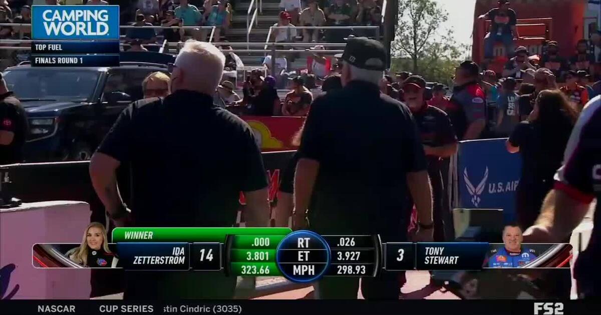 Ida Zetterström Defeats Tony Stewart in Dramatic Drag Race Upset