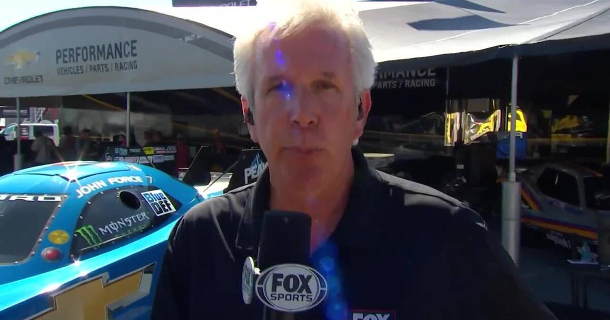 Lee Beard and John Kernan talk track temp at Lucas Oil Raceway