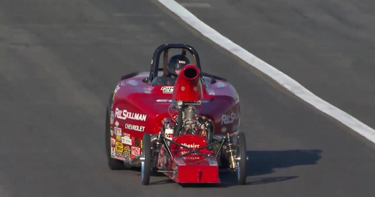 2018 Auto Club NHRA Finals Comp winner David Rampy