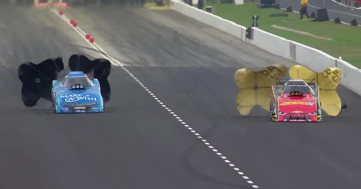Courtney Force rockets to a new TRACK RECORD in Atlanta