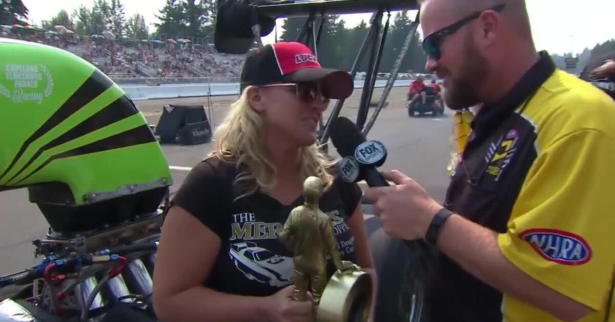 NHRA Northwest Nationals Top Alcohol Dragster winner Kim Parker