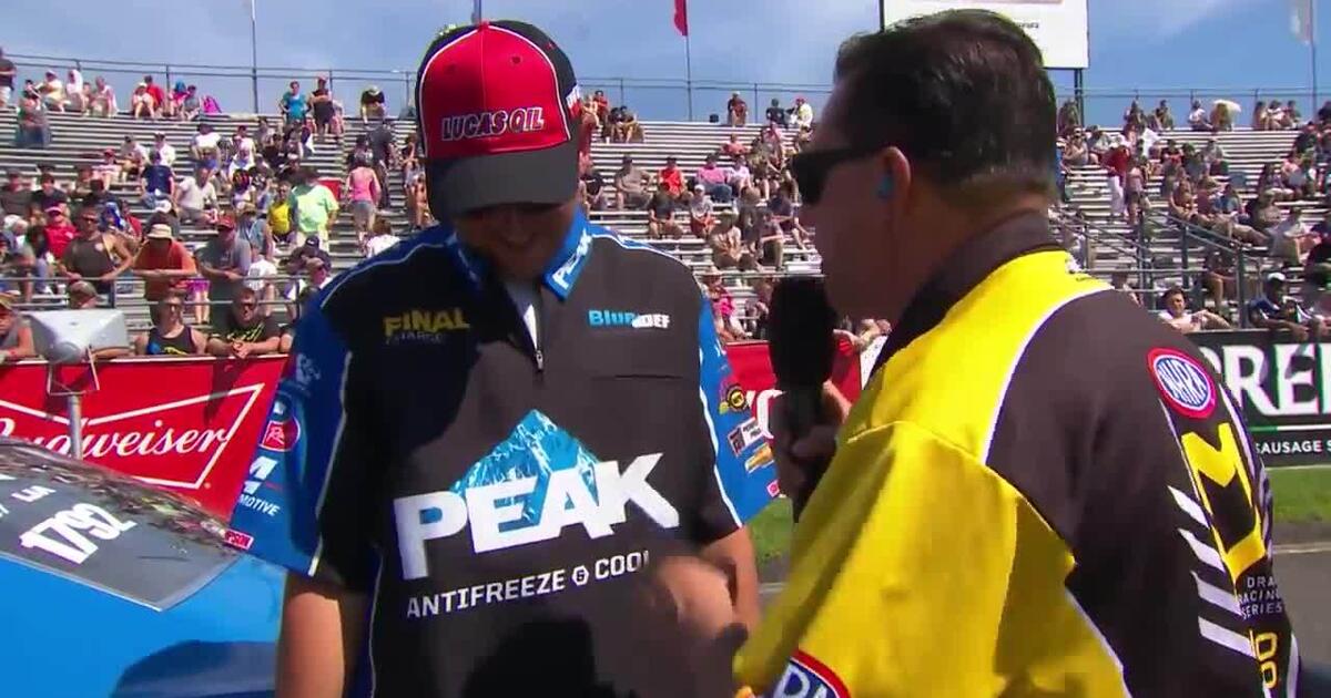 NHRA Summernationals Super Stock winner Tim Fletcher