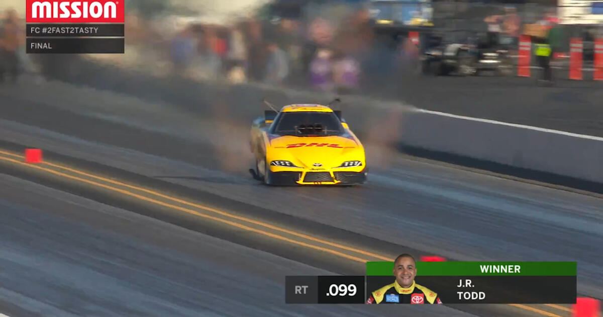 J.R. Todd wins Mission Challenge Funny Car title in Sonoma