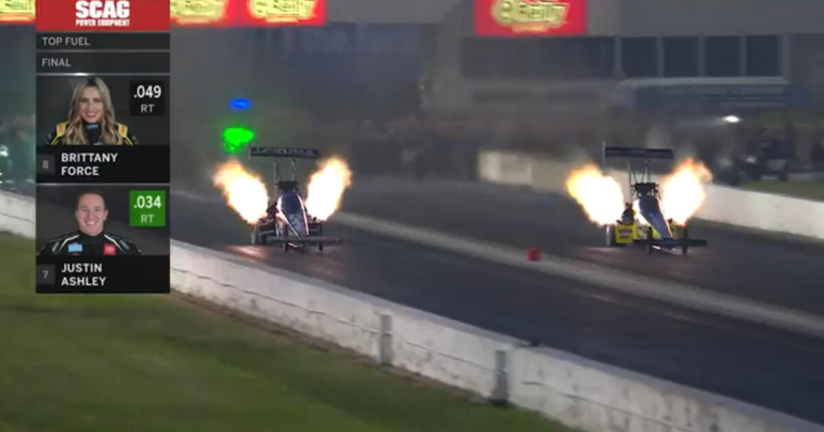 Justin Ashley wins Top Fuel at the 2023 Menards HRA Nationals