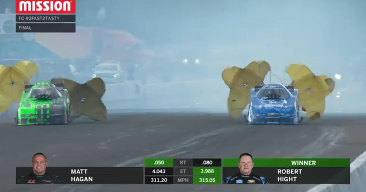 Robert Hight wins Mission Challenge Funny Car title in Brainerd