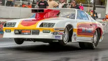 Southeast Nostalgia Pro Stock Series cars run at Amalie Motor Oil NHRA Gatornationals