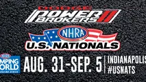 2022 Dodge Power Brokers NHRA U.S. Nationals -The Dodge Power Brokers NHRA U.S. Nationals is the biggest, the longest, and the most historic event on the NHRA tour. NHRA drivers from all walks of life will race their way to Lucas Oil Indianapolis Raceway Park for their chance to win a prestigious NHRA U.S. Nationals Wally. From Super Gas to Top Fuel, a win at the U.S. Nationals means just a little bit more to any driver. The Pep Boys NHRA All-Star Callouts will feature a race-within-a-race of the top seeded