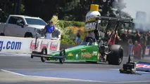2022 Summit Racing Equipment NHRA Nationals Top Alcohol Dragster winner Matthew Cummings