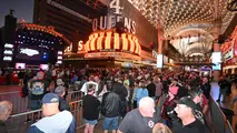 NHRA Fanfest, Vegas-style took place Thursday evening on Fremont Street