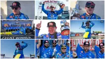 The motorsports world celebrates Tony Stewart’s first Top Fuel win