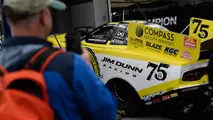 Fan takes photo of the Buddy Hull driven Jim Dunn Funny Car