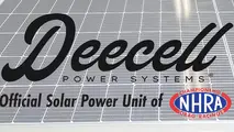 Deecell Power Systems named Official Solar Power Unit of NHRA