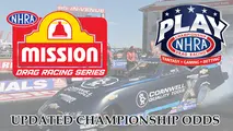  Opening odds released for NHRA Mission Foods Series world championships