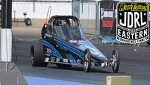 Luka Markham racing his Jr. Dragster