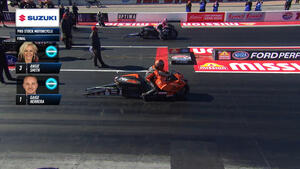 Gaige Herrera wins Pro Stock Motorcycle at the Ford Performance NHRA Nationals
