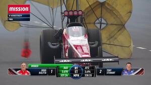 Doug Kalitta is the No. 1 qualifier in Top Fuel at the 2025 NHRA New England Nationals