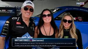 NHRA Drag Racing - Virginia Nationals - Emotional weekend for Force family—one year after accident