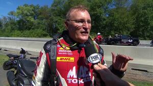 Dramatic Top Fuel collision—Doug Kalitta's perspective
