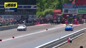 Greg Anderson is the No. 1 qualifier in Pro Stock on Friday of the NHRA Potomac Nationals