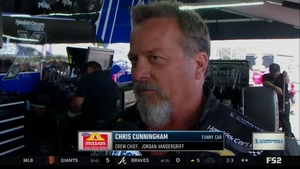 Crew chief Chris Cunningham discusses new track surface