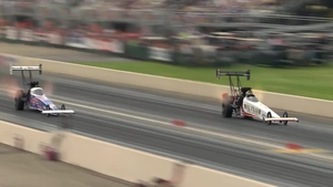 Shawn Langdon is the No. 1 qualifier in Top Fuel on Friday of the 2026 Summit Racing Equipment NHRA Nationals