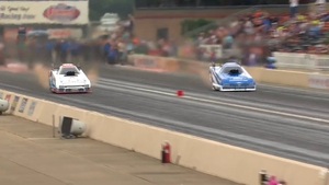 Austin Prock is the low qualifier in Funny Car at the 2026 Summit Racing Equipment NHRA Nationals