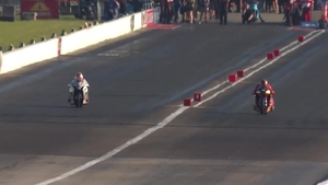 Matt Smith is the No. 1 qualifier in Pro Stock Motorcycle at the 2026 Cornwell Quality Tools NHRA U.S. Nationals