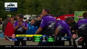 A tale of two Funny Car timeslips-Beckman and Hagan