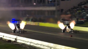 Shawn Langdon is the No. 1 qualifier in Top Fuel on Friday of the 2026 Texas NHRA FallNationals