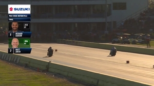 Matt Smith wins Pro Stock Motorcycle at the 2026 NHRA Texas FallNationals