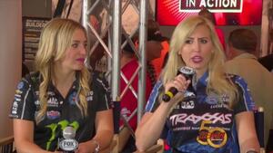 NHRA/SEMA Show Interview: Brittany and Courtney Force