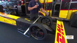 Chevrolet NHRA 101: Front Wheel Stagger on a Top Fuel Dragster