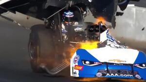 John Force suffers explosion at Winternationals