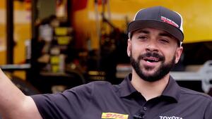 J.R. Todd talks about staging at four-wide dragstrips