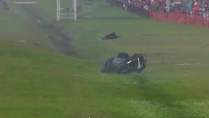 Sidnei Frigo walks away from this crash