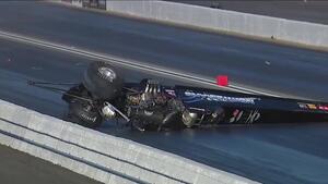 TAD Driver Fred Hanssen crashes in Pomona