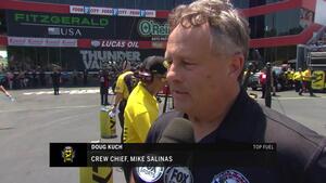 Mike Salinas&#039; crew chief Doug Kuch on racing in hot weather