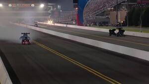 Mike Salinas qualifies No. 1 in Top Fuel on Friday in Charlotte