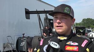 Austin Prock Tests Alcohol Dragster in Indy