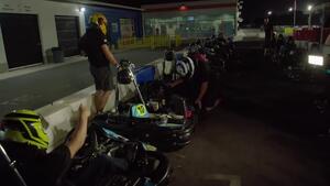 Richie Crampton Bumps Shawn Langdon�s Kart at the GoPro Motorplex