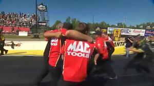 Team Kalitta roundtable about the closest race in NHRA Top Fuel History