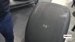 Tony Pedregon shows the advantages of using a tall Goodyear tire in different conditions