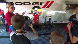Inside Dodge�s Display at 2017 Auto Club NHRA Finals
