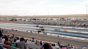 Leah Pruett visits Allegiant Stadium while in Las Vegas