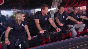 The NHRA on Fox on-air personalities put their own spin on four-wide racing